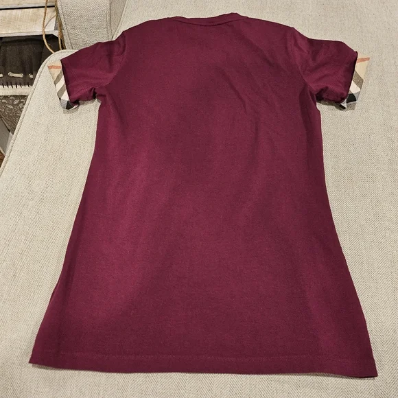 Authentic Burberry short sleeve shirt women's Medium